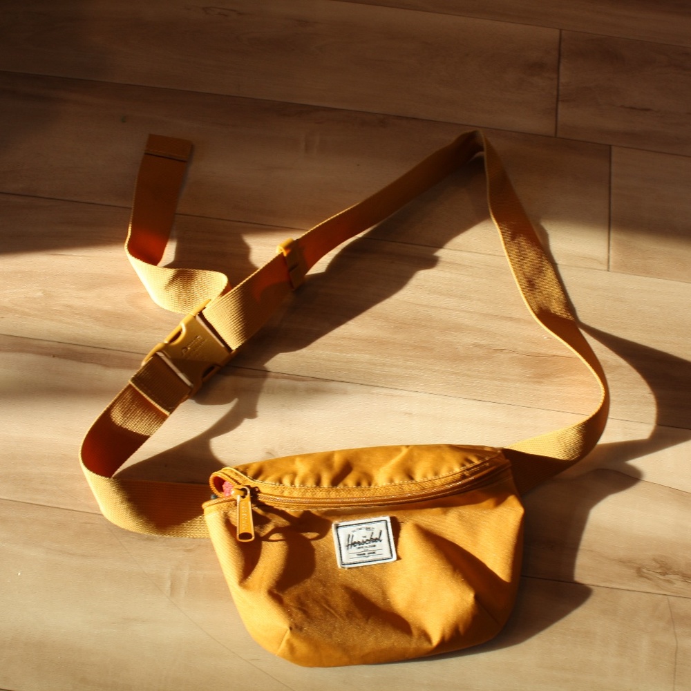 Herschel Mustard Yellow Fanny Pack/Bum Bag